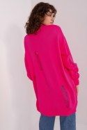 Sweter Damski Model BA-SW-8042-1.23 Fluo Pink - Badu - uniwersalny Badu