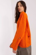 Sweter Damski Model BA-SW-8043.85 Orange - Badu - uniwersalny Badu