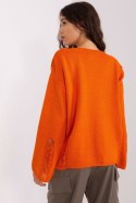 Sweter Damski Model BA-SW-8043.85 Orange - Badu - uniwersalny Badu