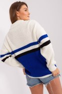 Sweter Damski Model BA-SW-8054.91P Cobalt - Badu - uniwersalny Badu