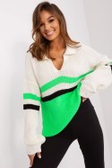 Sweter Damski Model BA-SW-8054.91P Light Green - Badu - uniwersalny Badu