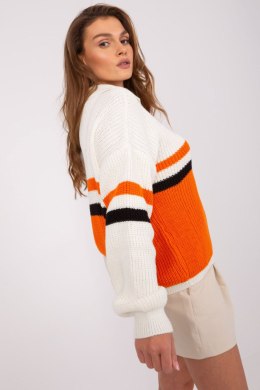 Sweter Damski Model BA-SW-8054.91P Orange - Badu - uniwersalny Badu