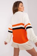 Sweter Damski Model BA-SW-8054.91P Orange - Badu - uniwersalny Badu