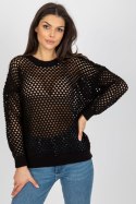 Sweter Damski Model BA-SW-9006.38P Black - Badu - uniwersalny Badu