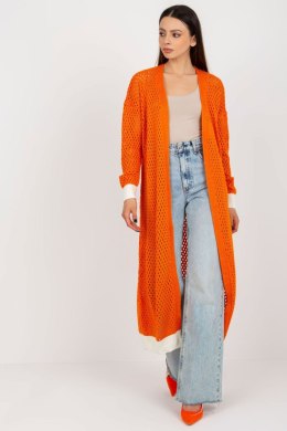 Sweter Kardigan Model BA-SW-8039.39P Orange - Badu - uniwersalny Badu