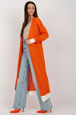 Sweter Kardigan Model BA-SW-8039.39P Orange - Badu - uniwersalny Badu