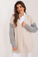 Sweter Damski Model BA-SW-0549.32 Grey - Badu - uniwersalny Badu