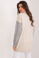 Sweter Damski Model BA-SW-0549.32 Grey - Badu - uniwersalny Badu