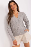 Sweter Damski Model BA-SW-8005.00P Grey - Badu - uniwersalny Badu