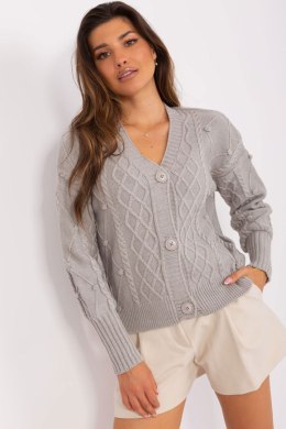 Sweter Damski Model BA-SW-8005.00P Grey - Badu - uniwersalny Badu