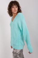 Sweter Damski Model BA-SW-8028.36P Mint - Badu - uniwersalny Badu