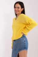 Sweter Damski Model BA-SW-8028.36P Yellow - Badu - uniwersalny Badu