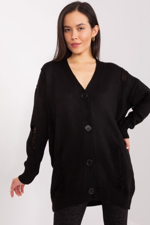 Sweter Damski Model BA-SW-8042-1.23 Black - Badu - uniwersalny Badu