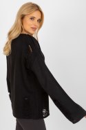 Sweter Damski Model BA-SW-8043.03 Black - Badu - uniwersalny Badu