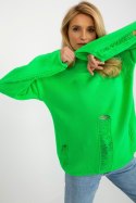 Sweter Damski Model BA-SW-8043.03 Fluo Green - Badu - uniwersalny Badu