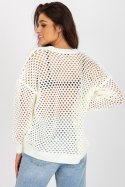 Sweter Damski Model BA-SW-9006.38P Ecru - Badu - uniwersalny Badu