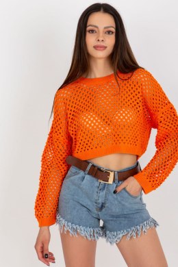 Sweter Damski Model BA-SW-9008.35P Orange - Badu - uniwersalny Badu