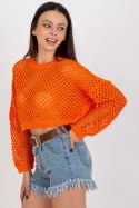 Sweter Damski Model BA-SW-9008.35P Orange - Badu - uniwersalny Badu