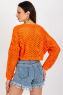 Sweter Damski Model BA-SW-9008.35P Orange - Badu - uniwersalny Badu