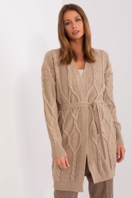 Sweter Kardigan Model BA-SW-8009-1.39P Dark Beige - Badu - uniwersalny Badu