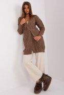 Sweter Kardigan Model BA-SW-8009-1.84P Brown - Badu - uniwersalny Badu