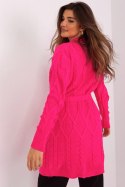 Sweter Kardigan Model BA-SW-8009-1.84P Fluo Pink - Badu - uniwersalny Badu