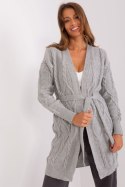 Sweter Kardigan Model BA-SW-8009-1.84P Grey - Badu - uniwersalny Badu