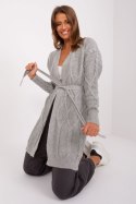 Sweter Kardigan Model BA-SW-8009-1.84P Grey - Badu - uniwersalny Badu