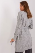 Sweter Kardigan Model BA-SW-8009-1.84P Grey - Badu - uniwersalny Badu