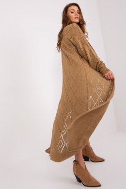 Sweter Kardigan Model BA-SW-8041.50P Camel - Badu - uniwersalny Badu