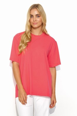 T-shirt Damski Model M826 Coral - Makadamia - uniwersalny Makadamia