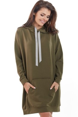 Bluza Damska Model A212 Khaki - awama - uniwersalny Awama