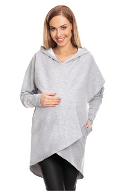 Bluza Ciążowa Model 0146 Grey - PeeKaBoo - L/XL PeeKaBoo