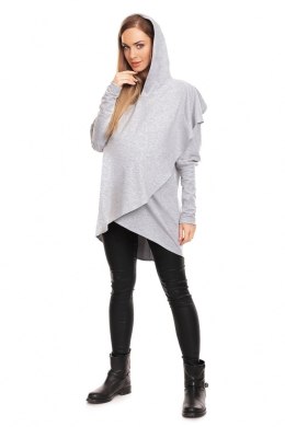 Bluza Ciążowa Model 0146 Grey - PeeKaBoo - L/XL PeeKaBoo