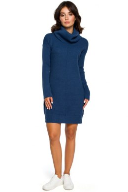 Sukienka Model BK010 Blue - BE Knit - uniwersalny BE Knit