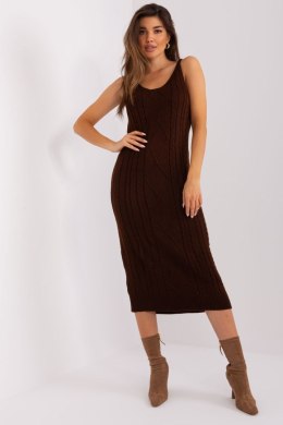 Sukienka Komplet Model BA-KMPL-0269.39P Dark Brown - Badu - uniwersalny Badu