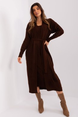 Sukienka Komplet Model BA-KMPL-0269.39P Dark Brown - Badu - uniwersalny Badu