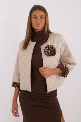 Kurtka Damska Model DHJ-KR-A8357.50 Beige - Italy Moda - uniwersalny Italy Moda