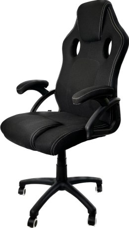 Fotel obrotowy do biurka CARRERA L BLACK FABRIC