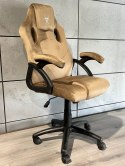 .Fotel obrotowy do biurka CARRERA M ALCANTARA BEIGE