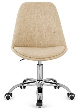 Krzesło obrotowe MONZA OFFICE Beige Fabric