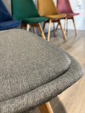 Krzesło skandynawskie MONZA GRANDE GREY FABRIC