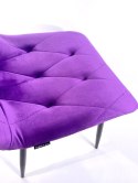 Krzesło tapicerowane BORGO VELVET PURPLE