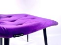 Krzesło tapicerowane BORGO VELVET PURPLE