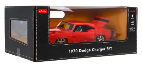 1970 Dodge Charger RT czerwony RASTAR model 1:16 Zdalnie sterowane auto + Pilot