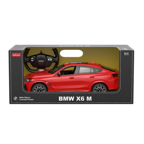 BMW X6 M czerwony RASTAR model 1:14 Zdalnie sterowane auto + Pilot 2,4 GHz