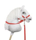 Wodze dla konia Hobby Horse - czerwone