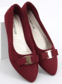 Baleriny damskie JANYA WINE RED