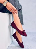 Baleriny damskie JANYA WINE RED