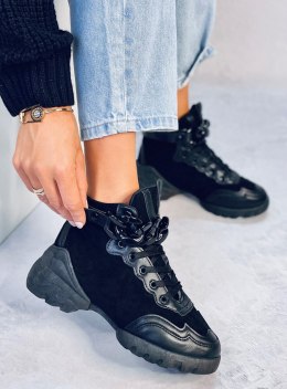 Buty sportowe z odpinanym łańcuchem PERI BLACK